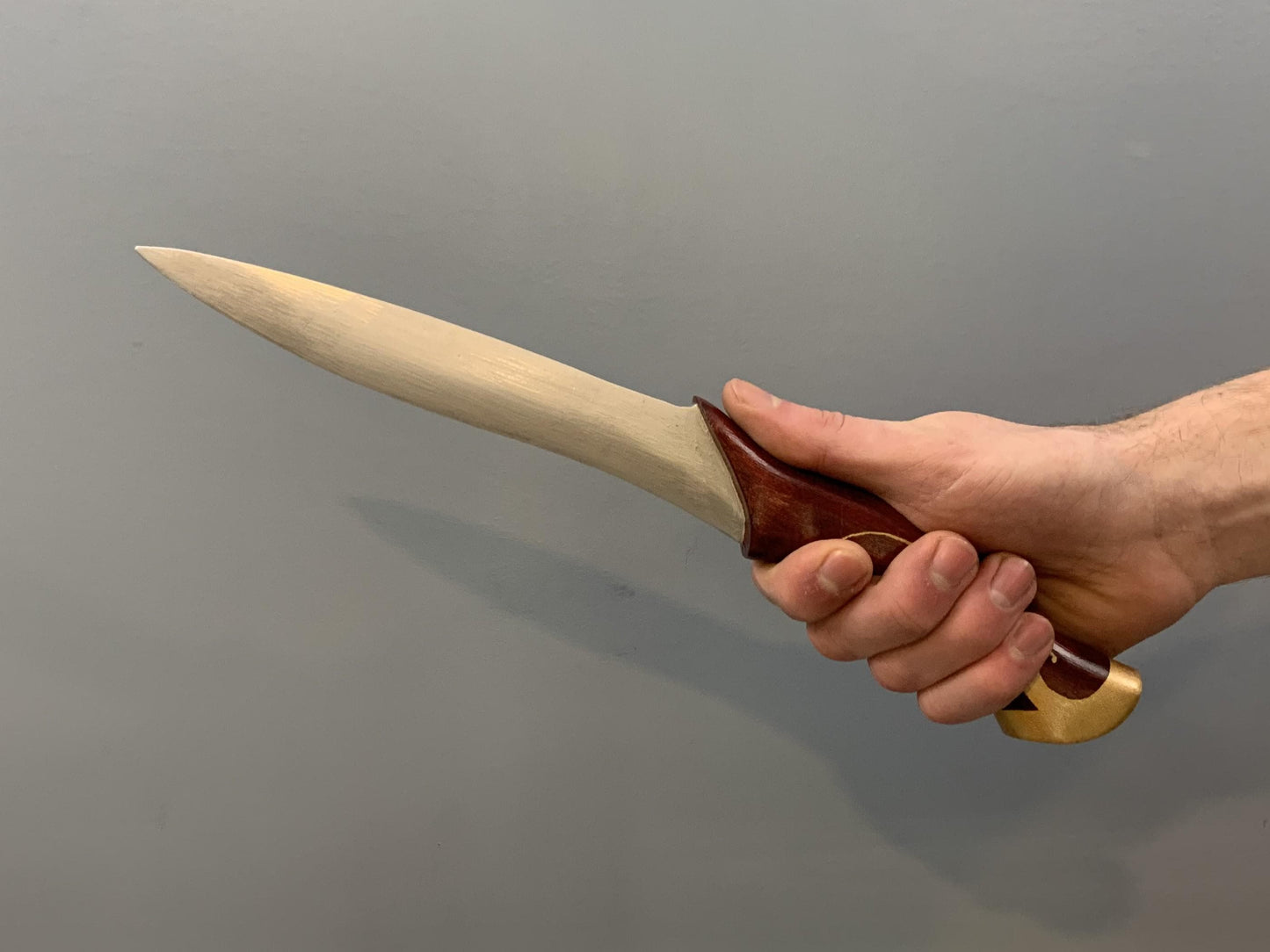 Hand-Carved Wooden Elven Dagger
