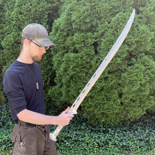 Hand-Carved Wooden Elven Thranduil's Sword
