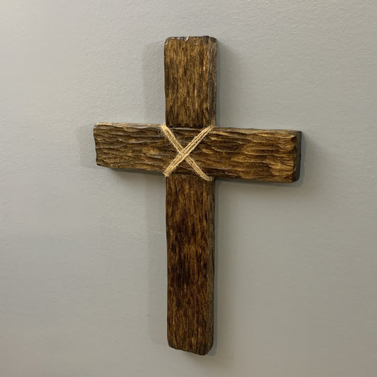 Rustic Wooden Wall Cross