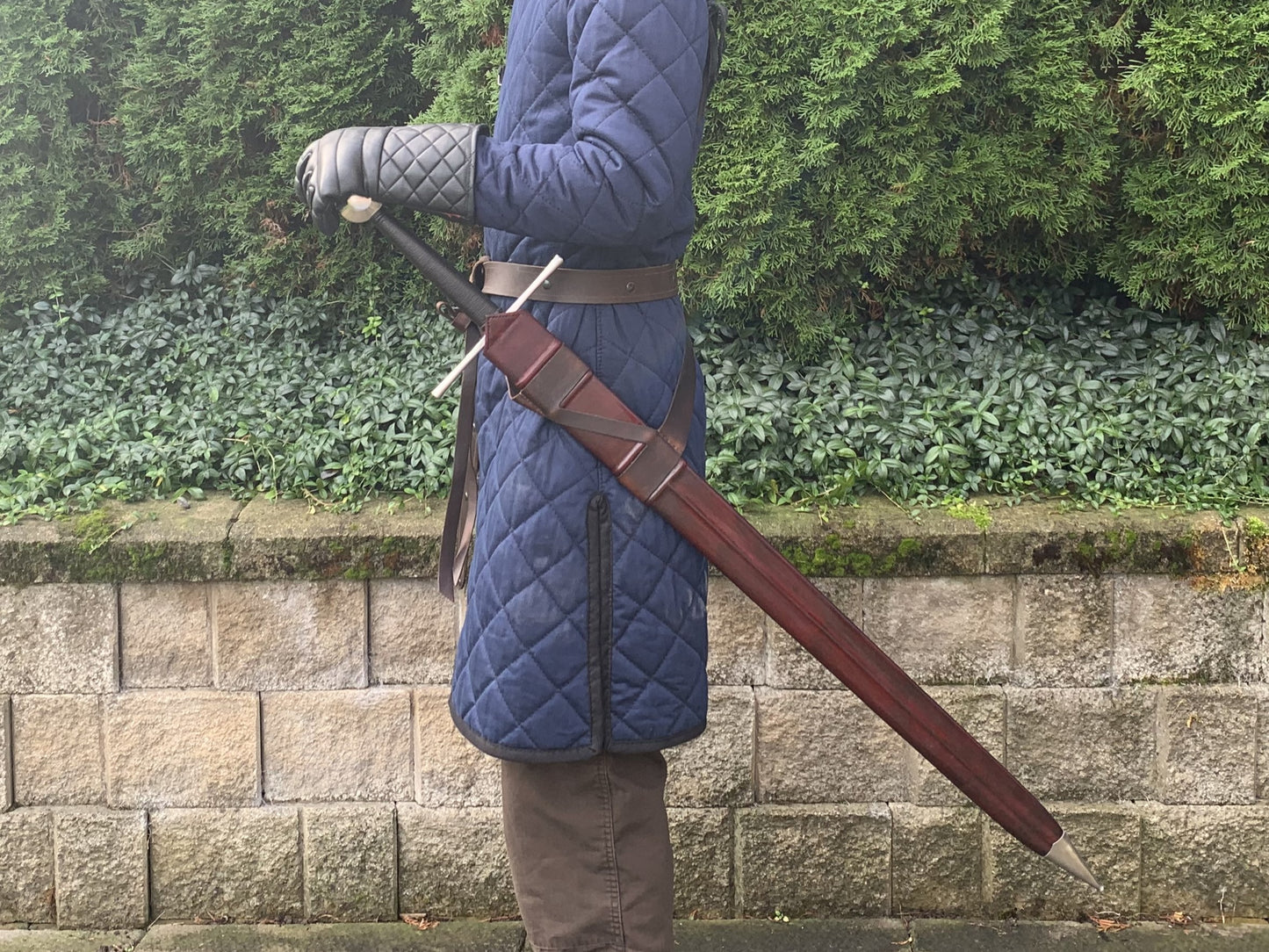 Custom Wood-Core Sword or Dagger Scabbard
