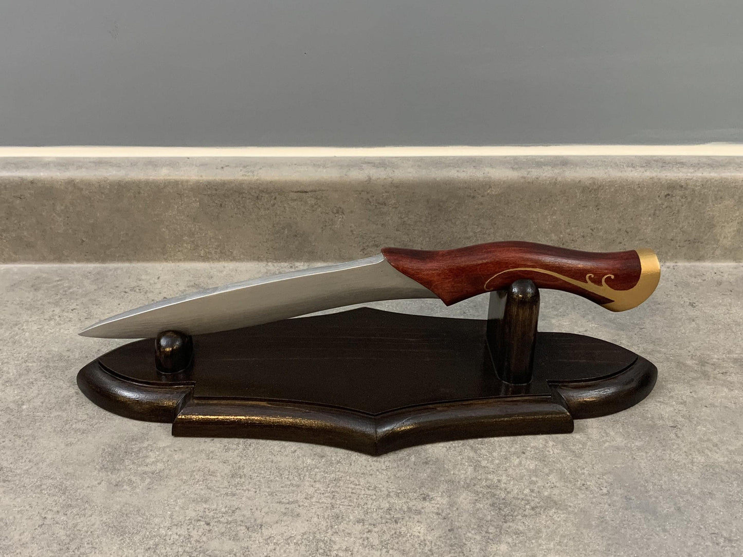 Hand-Carved Wooden Elven Dagger