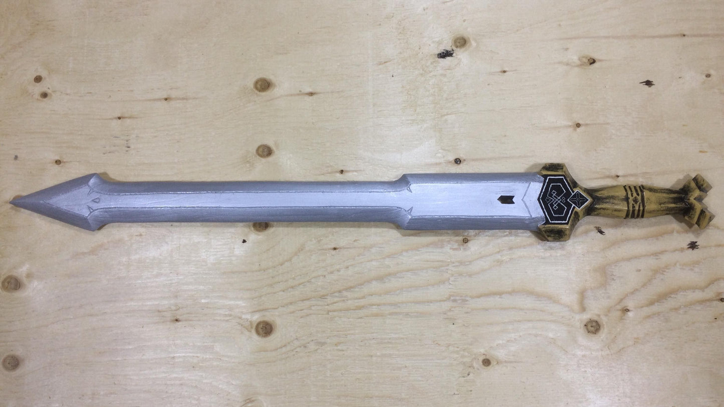 Hand-Carved Wooden Thorin's Dwarven Sword