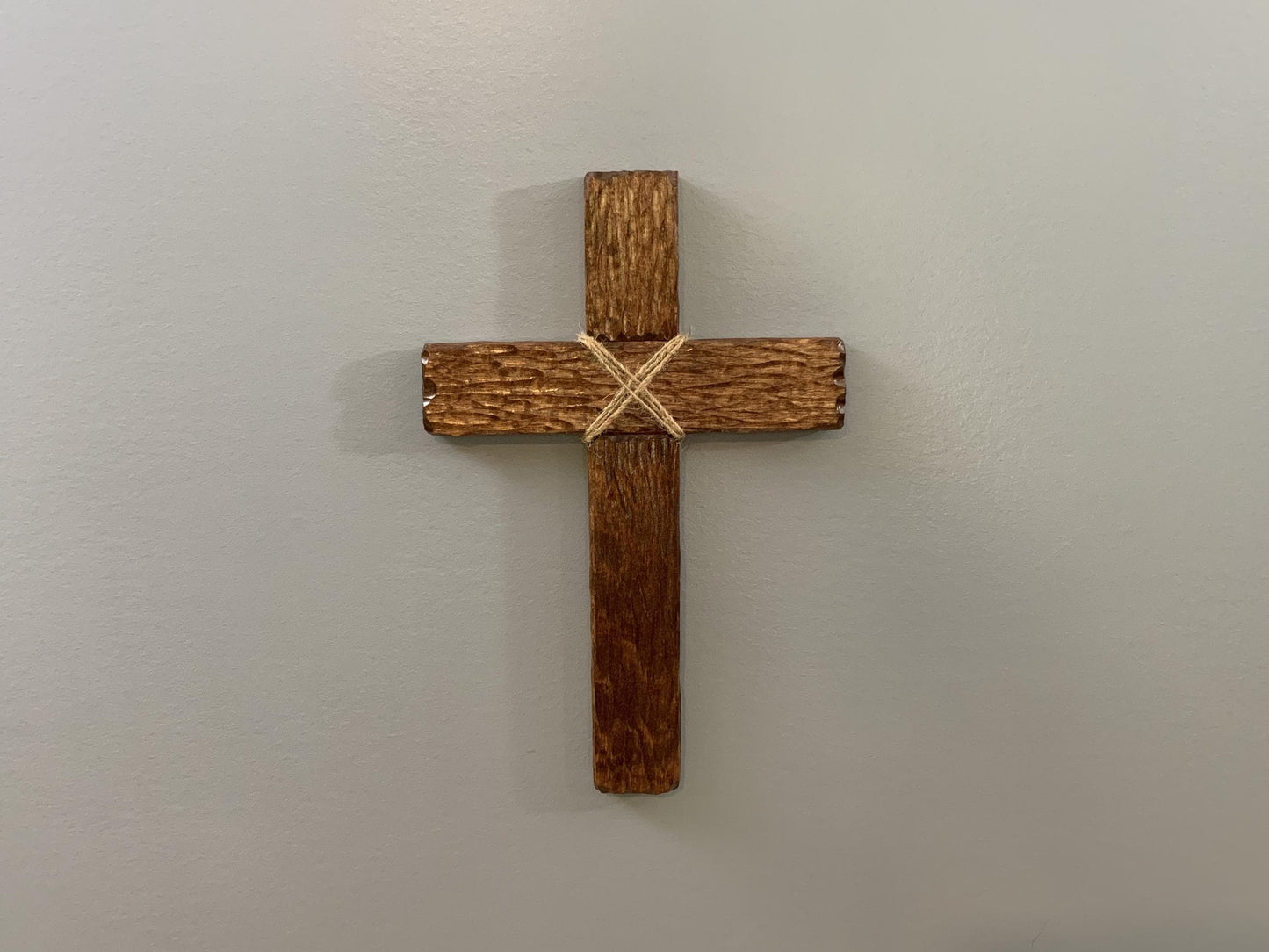 Rustic Wooden Wall Cross